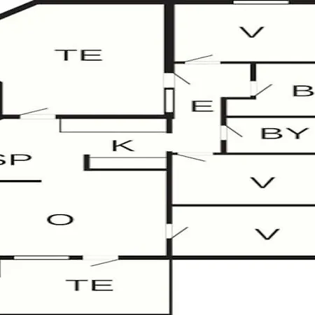 펜션 6 Person In Aakirkeby Vester Somarken